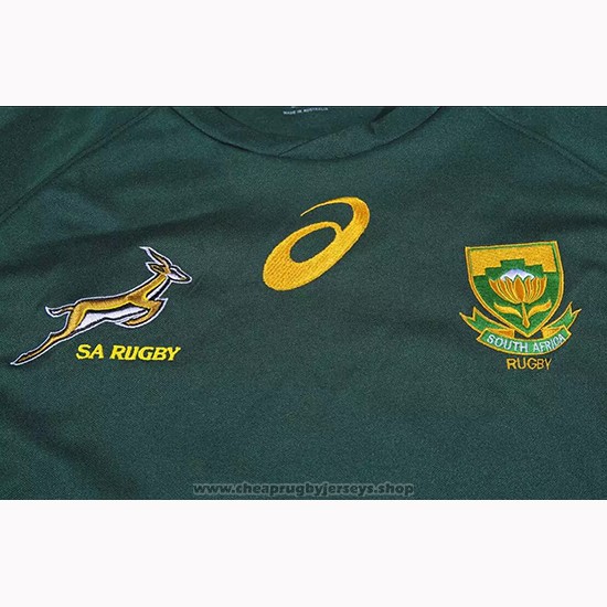 South Africa Springbok Rugby Jersey 2016-2017 Green